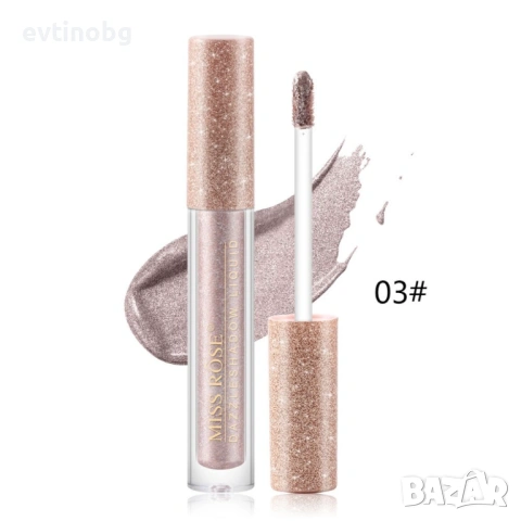 Блестящи течни сенки за очи MISS ROSE, снимка 10 - Други - 54100247