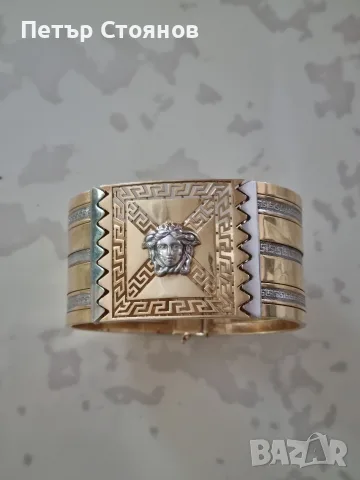 мъжка златна гривна , снимка 2 - Гривни - 55564140