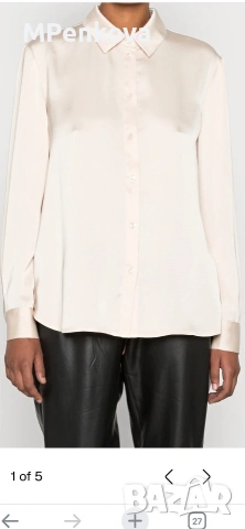 Дамска риза в кремав цвят, снимка 2 - Ризи - 55183517