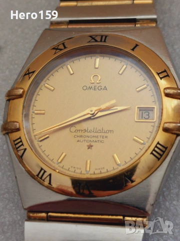Мъжки часовник''Omega Constellation Automatic Two-Tone 35 mm''-Омега консталейшен, снимка 2 - Мъжки - 54809888