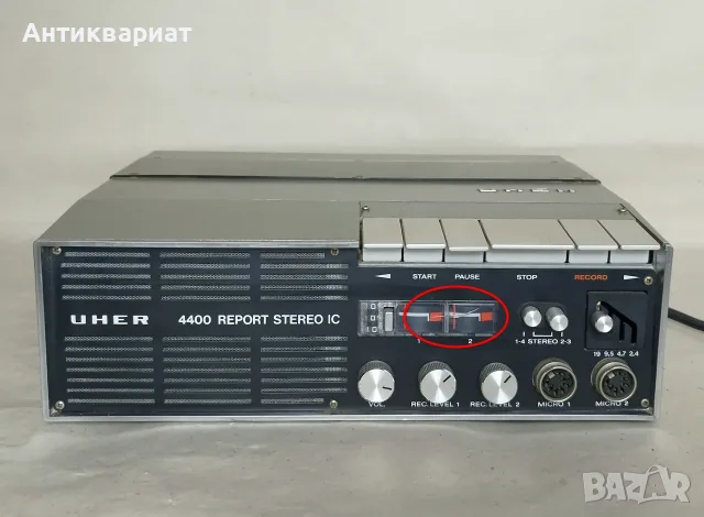 Стерео магнетофон Uher 4400 Report Stereo IC / Германия, снимка 3 - Други - 55473330