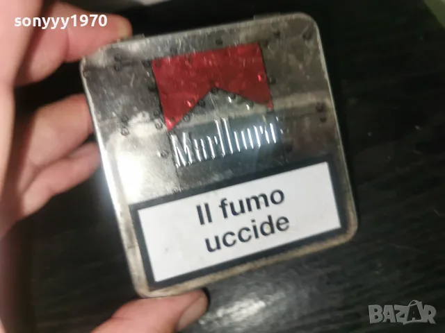 marlboro-стара метална кутия за цигари 1208261143, снимка 2 - Колекции - 55638678