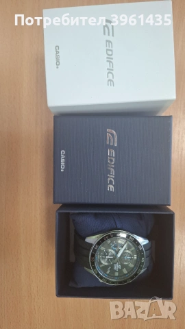 Часовник CASIO Edifice Classic Series, Черен - EFV-550P-1AVUEF, снимка 2 - Мъжки - 55021503