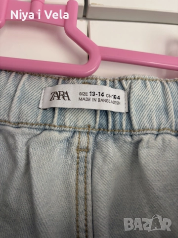 къси дънкови панталонки ZARA, снимка 2 - Къси панталони и бермуди - 55176846