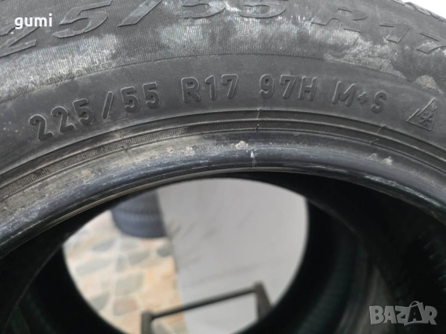 2бр зимни гуми 225/55/17 PIRELLI L05660, снимка 4 - Гуми и джанти - 54549425