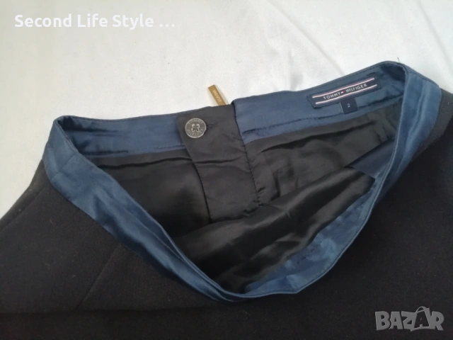 Tommy Hilfiger оригинална дамска пола с висока талия и волани р-р XS, снимка 4 - Поли - 54750343