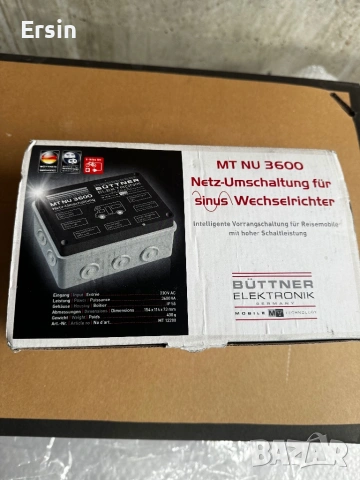 Büttner Elektronik MT NU 3600 външно мрежово превключване , снимка 11 - Друга електроника - 54082895