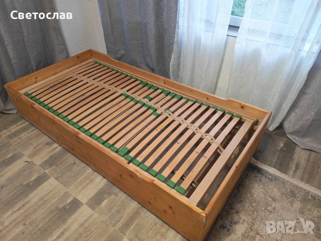 Продавам дървени легла " Sembela" , снимка 3 - Спални и легла - 54401725