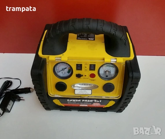 НАЙ ДОБРАТА ОФЕРТА Стартерно устройство 5 в 1  стартер , компресор, APA Power Pack, снимка 3 - Аксесоари и консумативи - 54895391
