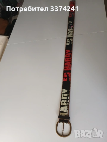 Кожен колан Ed Hardy унисекс, снимка 4 - Колани - 54105438