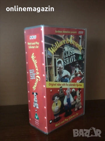 Видеокасета “ Wallace & Gromit “ VHS, снимка 2 - Други жанрове - 55195436