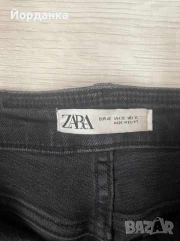 Мъжки черни дънки на ZARA, снимка 2 - Дънки - 54727842