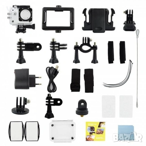 Водоустойчива спортна екшън камера 4K Ultra HD , снимка 8 - Камери - 55181798