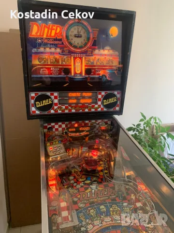 Флипер Williams Diner 1990 г. Пинбал машина , снимка 3 - Други игри и конзоли - 55556880