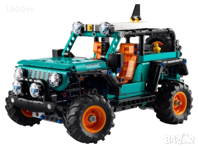 НОВО ЛЕГО Техник - Jeep® Wrangler Rubicon 42227 Jeep Wrangler Rubicon, снимка 2 - Конструктори - 54791465