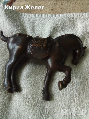 Бронзова фигурка на 🐎 кон 49429, снимка 4 - Колекции - 54491277