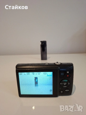 Цифров фотоапарат Canon IXUS 155 20.1MP черен, тестван, пълен работен комплект, снимка 2 - Фотоапарати - 54662493