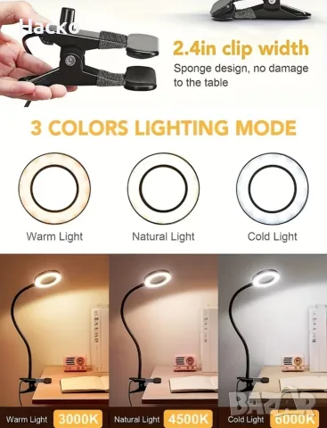 Led, лед лампа с лупа, снимка 8 - Други - 55467658