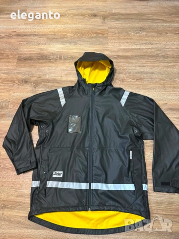 Мъжко водоустойчиво яке Snickers Rain Jacket PU 8200 , L размер 