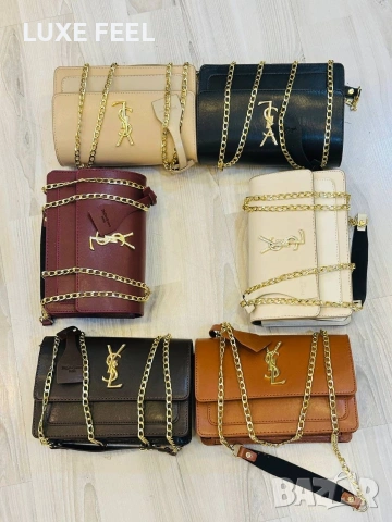 Yves Saint Laurent 💎Дамски Чанти , снимка 18 - Чанти - 54541487
