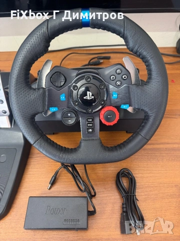 Logitech  G29  PC PS3 PS4 PS5, снимка 3 - Аксесоари - 54143824
