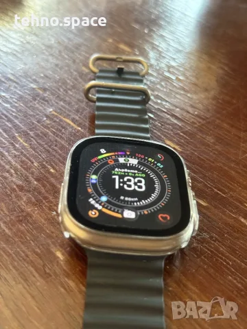 Apple Watch Ultra, КАТО НОВ 49mm, титаниево-керамичен корпус, сапфирено стъкло, GPS + Cellular