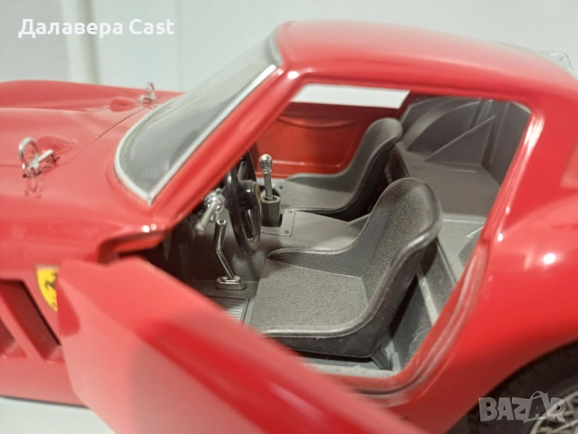 1/18 Ferrari GTO 1962 Bburago Italy , снимка 12 - Колекции - 54181525