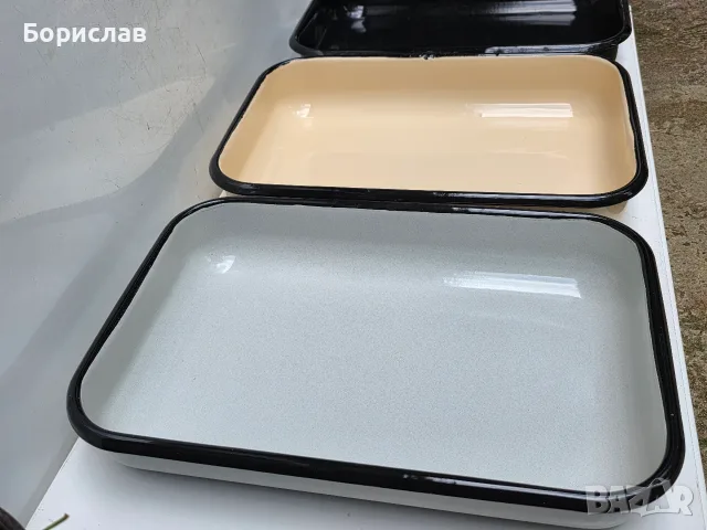 Емайлирани тави, снимка 7 - Съдове за готвене - 55607283