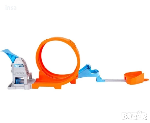 Писта HotWheels с лупинг за 2 колички Hot Wheels Loop + БОНУС