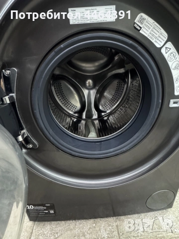 Пералня Haier 8kg инокс , снимка 5 - Перални - 55643084