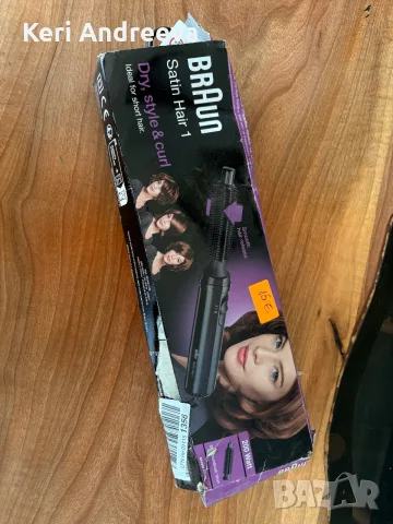 Braun Satin Hair 1 – Dry, Style & Curl (AS110) – четка със сешоар за сушене, снимка 3 - Сешоари - 55451616