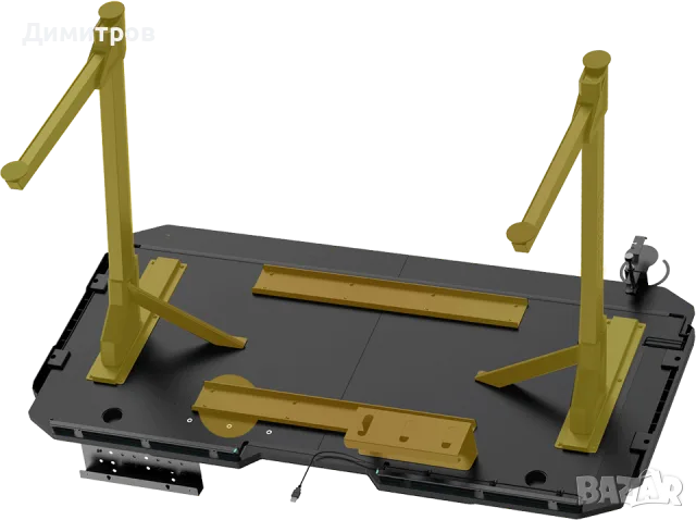 Геймърско Бюро Ultradesk Space XXL RGB 18м Гаранция, снимка 5 - Бюра - 55675472