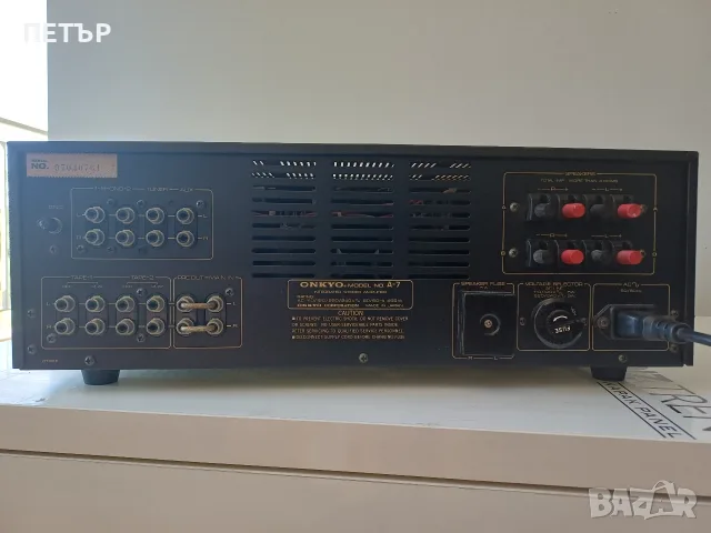 ONKYO A7 . 44.4 Х 15.9 Х 38 см 14 кг, снимка 3 - Ресийвъри, усилватели, смесителни пултове - 55506779