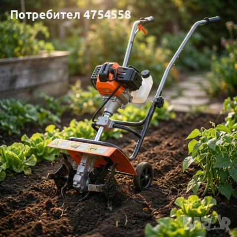 Бензинова мотофреза Boxer BX127 с двутактов двигател – Мощна и надеждна за всяка градина, снимка 4 - Градинска техника - 53954872