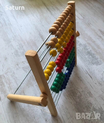 детско дървено сметало, снимка 2 - Образователни игри - 54137977