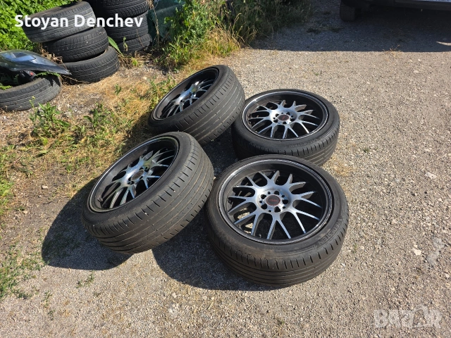 алуминиеви джанти 17 цола 5x114.3 без кривини и заварки, снимка 2 - Гуми и джанти - 55085864