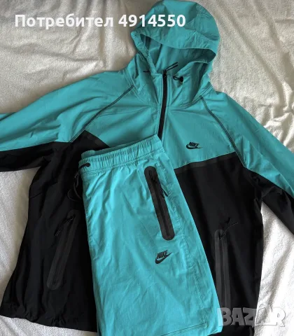 Nike Tech Woven Tracksuit – Оригинален мъжки комплект / анцуг L, снимка 2 - Спортни дрехи, екипи - 55612027