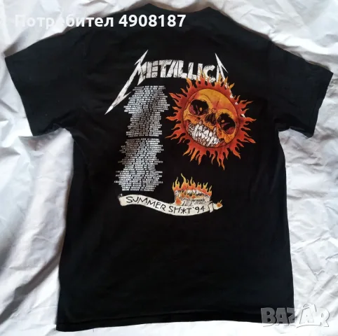 Тениска групи Metallica. Турне 1994 , снимка 5 - Тениски - 55564799