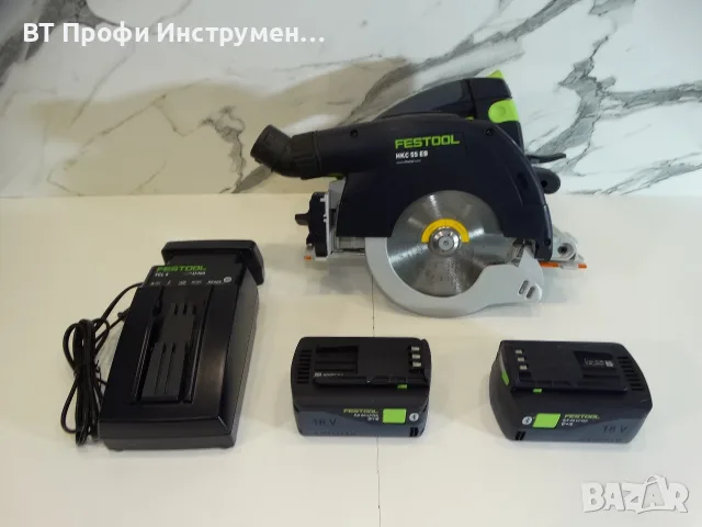 Festool HKC 55 EB - Акумулкаторен циркуляр, снимка 7 - Триони и циркуляри - 55587665