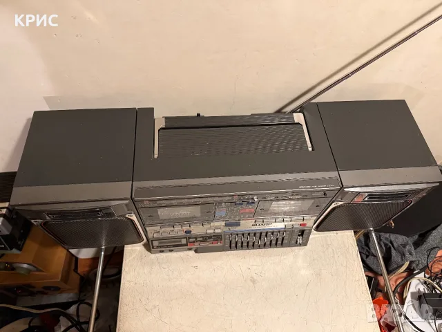 SHARP  GF-800Z(D) BOOMBOX,Made in JAPAN, снимка 7 - Радиокасетофони, транзистори - 55581629