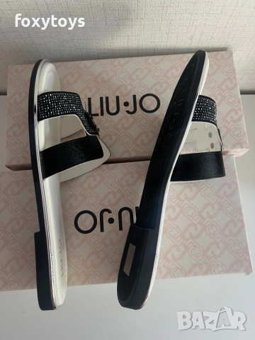 Liu Jo Чехли Sally 511, с мъниста, снимка 5 - Чехли - 55121132