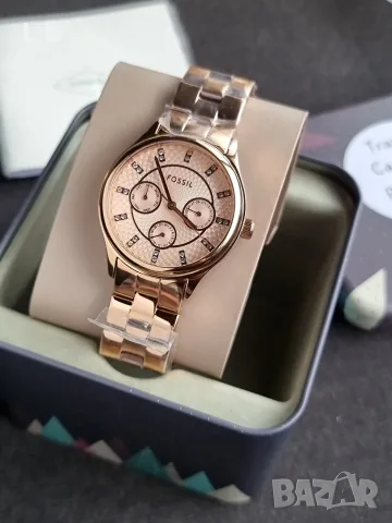 Fossil rose gold watch , снимка 3 - Дамски - 55691062