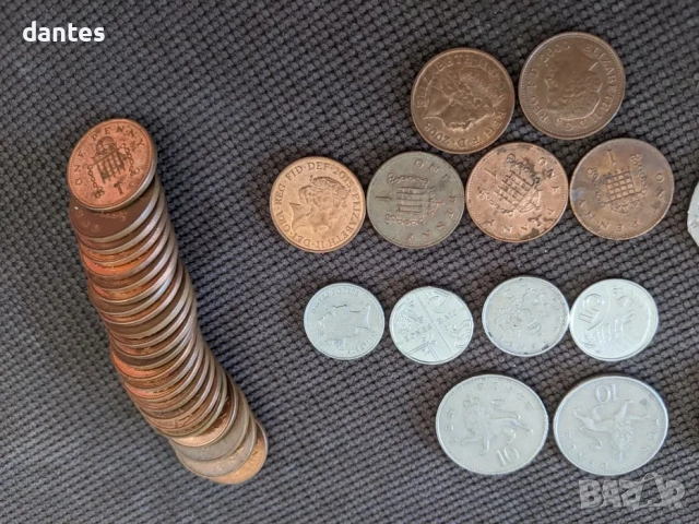 GBP - British Pound Монети Великобритания 53бр., снимка 1 - Нумизматика и бонистика - 54188225