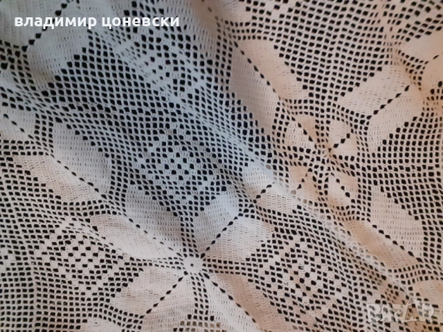 Ръчно плетено перде,мильо, снимка 2 - Пердета и завеси - 54012117