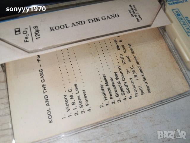 KOOL & THE GANG-ORIGINAL TAPE 0307261408H2E7R, снимка 4 - Аудио касети - 55144647