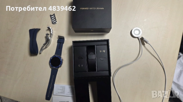 Продавам Huawei Watch Ultimate Blue, снимка 3 - Смарт часовници - 54687914