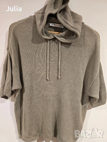 Zara Наметка, кардиган, Суитчър с качулка, снимка 5 - Суичъри - 54304683