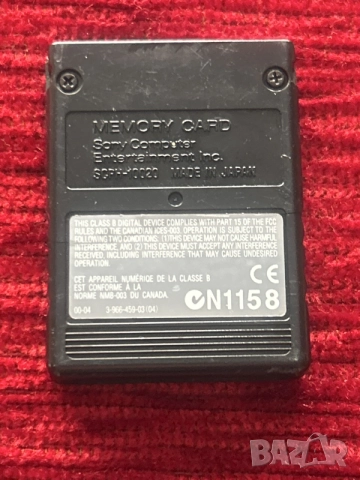 Мемори карта за PlayStation 2, снимка 2 - PlayStation конзоли - 55184530