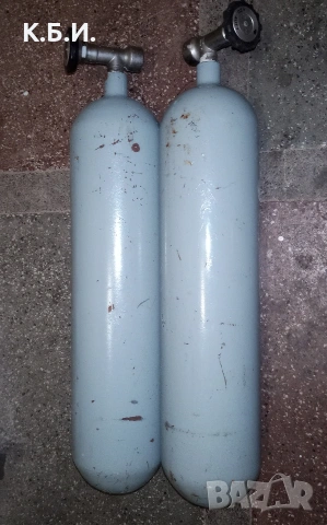 Продавам желязни бутилкаи 2 броя - 4L - 200 BAR - АТМОСФЕРИ работно налягане, снимка 7 - Въздушно оръжие - 54359571