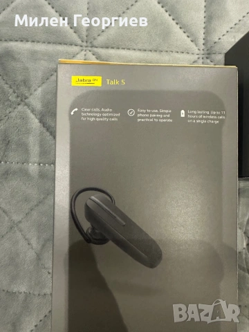НОВО! Handsfree Jabra Talk 5, снимка 3 - Слушалки, hands-free - 54795152